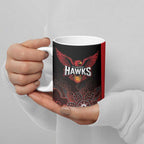 Basketball Custom Illawarra Ceramic Mug Simple Australian Dot Art - Aussie Hoodie