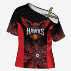 Basketball Custom Illawarra Cross Shoulder Shirt Simple Australian Dot Art - Aussie Hoodie