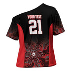 Basketball Custom Illawarra Cross Shoulder Shirt Simple Australian Dot Art - Aussie Hoodie