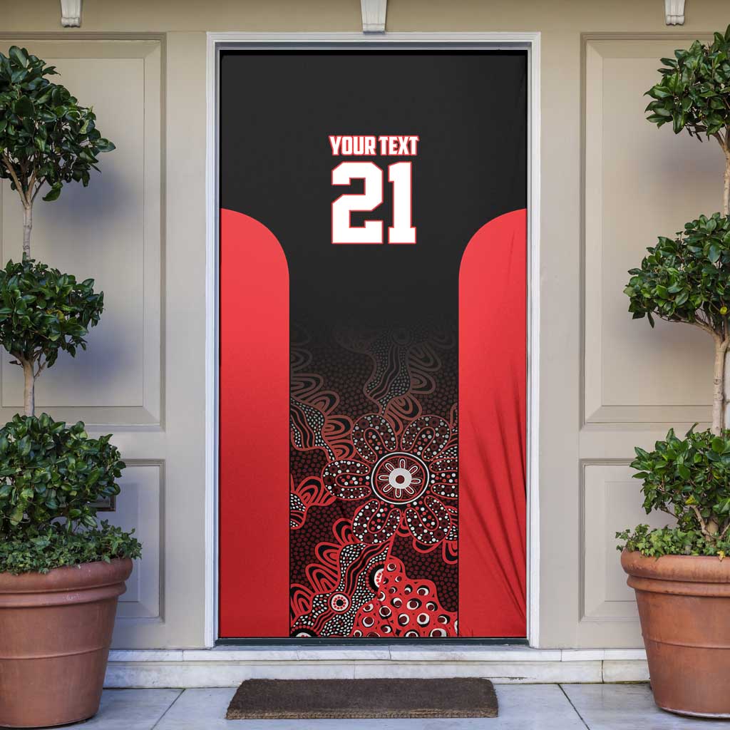 Basketball Custom Illawarra Door Cover Simple Australian Dot Art - Aussie Hoodie