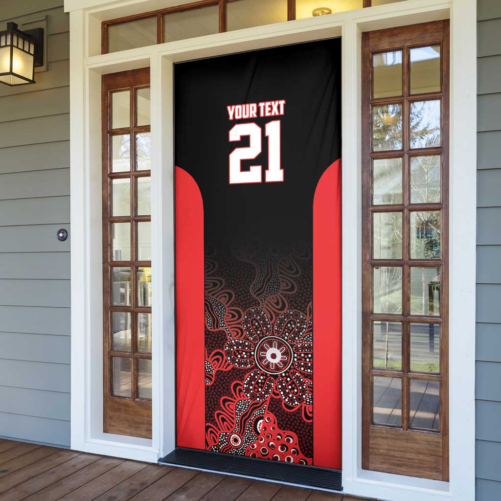 Basketball Custom Illawarra Door Cover Simple Australian Dot Art - Aussie Hoodie