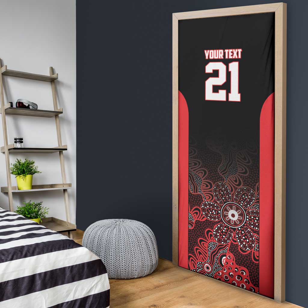Basketball Custom Illawarra Door Cover Simple Australian Dot Art - Aussie Hoodie