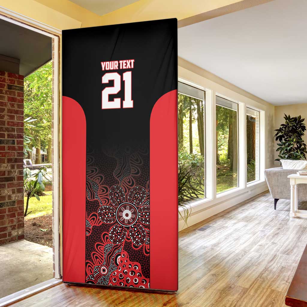 Basketball Custom Illawarra Door Cover Simple Australian Dot Art - Aussie Hoodie