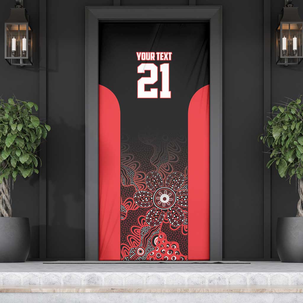 Basketball Custom Illawarra Door Cover Simple Australian Dot Art - Aussie Hoodie
