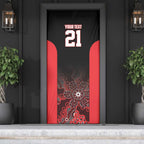 Basketball Custom Illawarra Door Cover Simple Australian Dot Art - Aussie Hoodie