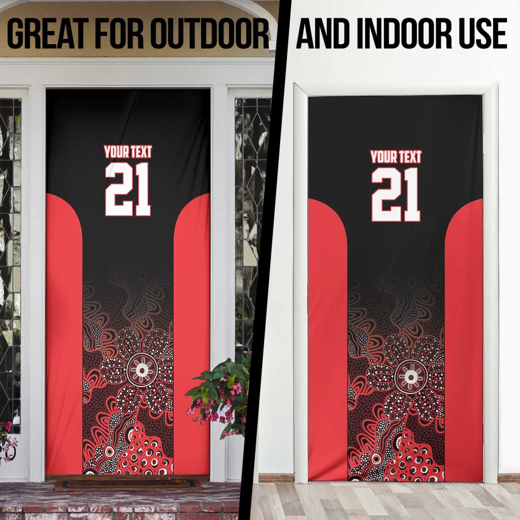 Basketball Custom Illawarra Door Cover Simple Australian Dot Art - Aussie Hoodie