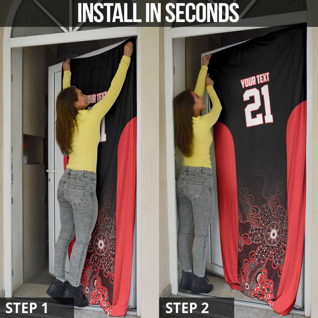 Basketball Custom Illawarra Door Cover Simple Australian Dot Art - Aussie Hoodie