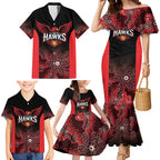 Basketball Custom Illawarra Family Matching Mermaid Dress and Hawaiian Shirt Simple Australian Dot Art - Aussie Hoodie