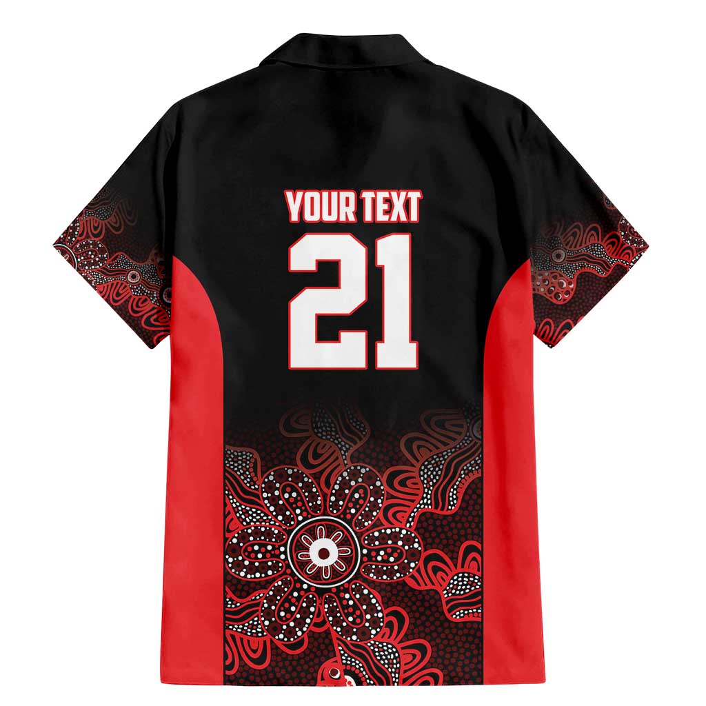 Basketball Custom Illawarra Family Matching Mermaid Dress and Hawaiian Shirt Simple Australian Dot Art - Aussie Hoodie