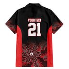 Basketball Custom Illawarra Family Matching Mermaid Dress and Hawaiian Shirt Simple Australian Dot Art - Aussie Hoodie