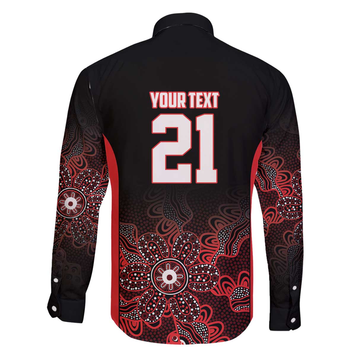 Basketball Custom Illawarra Family Matching Off The Shoulder Long Sleeve Dress and Hawaiian Shirt Simple Australian Dot Art - Aussie Hoodie