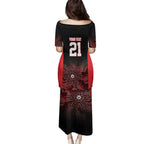 Basketball Custom Illawarra Family Matching Puletasi and Hawaiian Shirt Simple Australian Dot Art - Aussie Hoodie