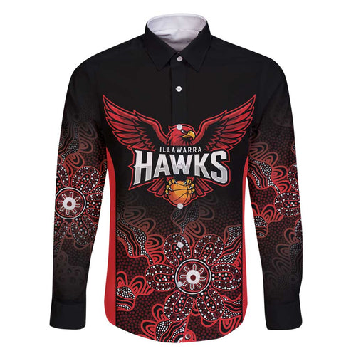 Basketball Custom Illawarra Family Matching Summer Maxi Dress and Hawaiian Shirt Simple Australian Dot Art - Aussie Hoodie