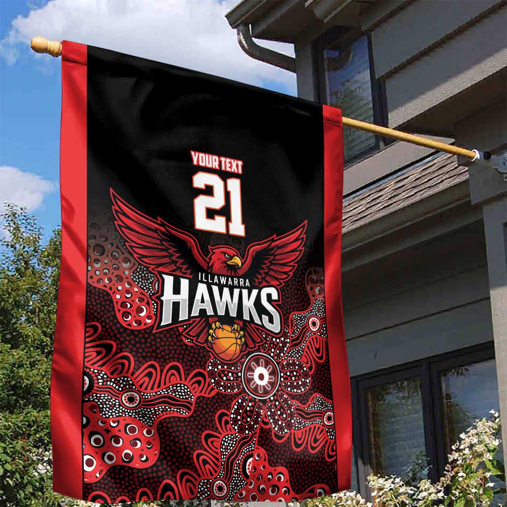 Basketball Custom Illawarra Garden Flag Simple Australian Dot Art - Aussie Hoodie