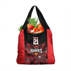 Basketball Custom Illawarra Grocery Bag Simple Australian Dot Art - Aussie Hoodie
