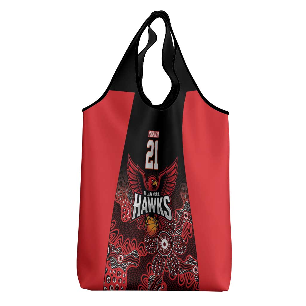 Basketball Custom Illawarra Grocery Bag Simple Australian Dot Art - Aussie Hoodie