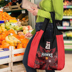 Basketball Custom Illawarra Grocery Bag Simple Australian Dot Art - Aussie Hoodie