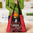 Basketball Custom Illawarra Grocery Bag Simple Australian Dot Art - Aussie Hoodie