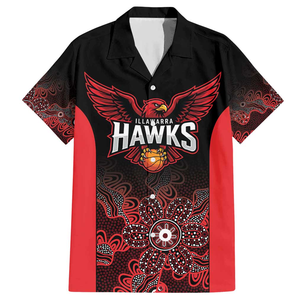 Basketball Custom Illawarra Hawaiian Shirt Simple Australian Dot Art - Aussie Hoodie