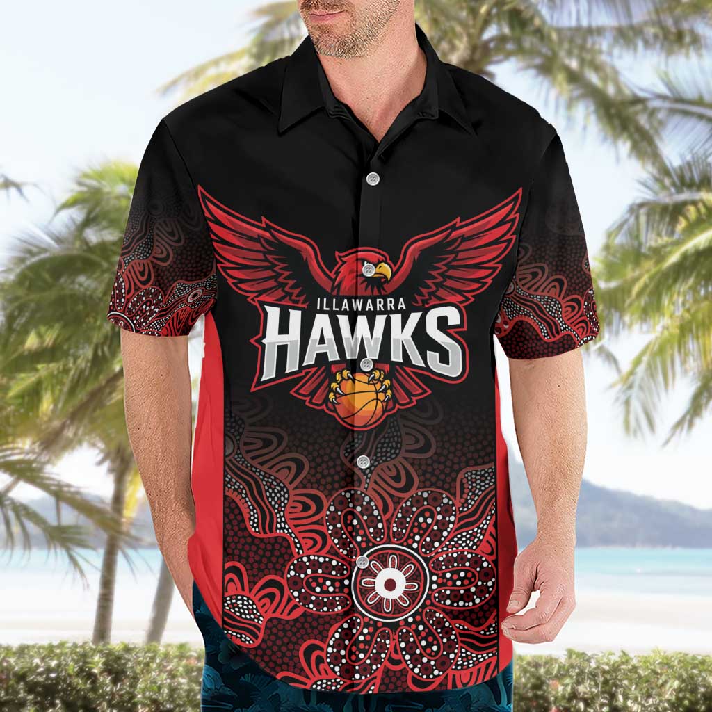 Basketball Custom Illawarra Hawaiian Shirt Simple Australian Dot Art - Aussie Hoodie
