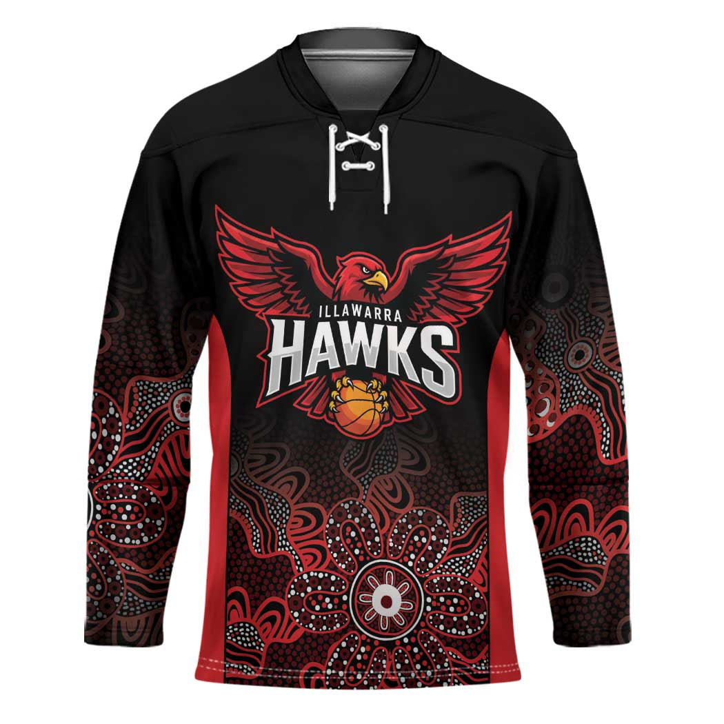 Basketball Custom Illawarra Hockey Jersey Simple Australian Dot Art - Aussie Hoodie