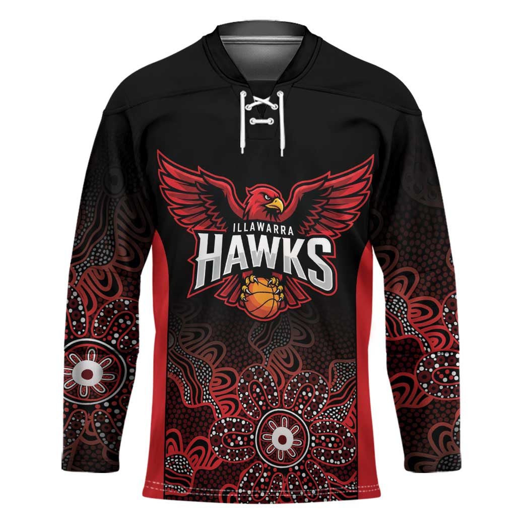 Basketball Custom Illawarra Hockey Jersey Simple Australian Dot Art - Aussie Hoodie
