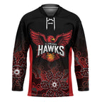 Basketball Custom Illawarra Hockey Jersey Simple Australian Dot Art - Aussie Hoodie