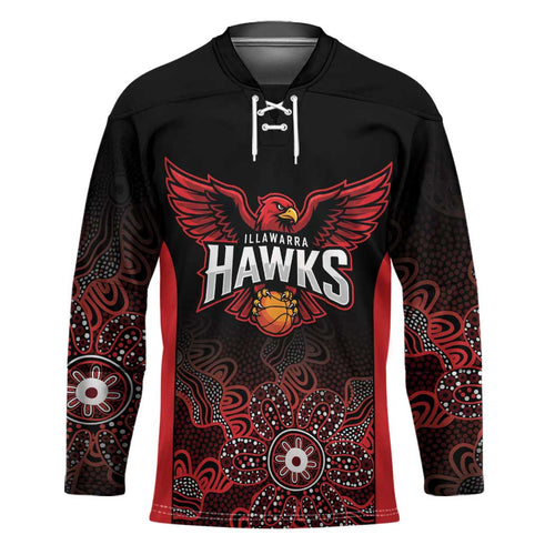 Basketball Custom Illawarra Hockey Jersey Simple Australian Dot Art - Aussie Hoodie