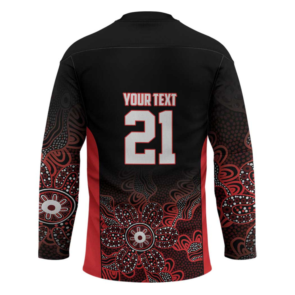 Basketball Custom Illawarra Hockey Jersey Simple Australian Dot Art - Aussie Hoodie