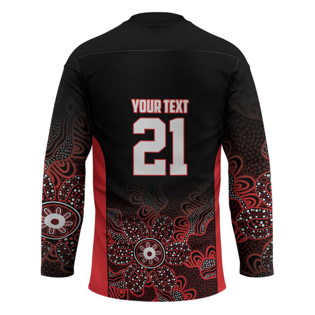 Basketball Custom Illawarra Hockey Jersey Simple Australian Dot Art - Aussie Hoodie