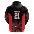 Basketball Custom Illawarra Hoodie Simple Australian Dot Art - Aussie Hoodie