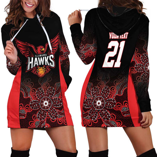 Basketball Custom Illawarra Hoodie Dress Simple Australian Dot Art - Aussie Hoodie