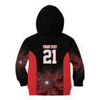 Basketball Custom Illawarra Kid Hoodie Simple Australian Dot Art - Aussie Hoodie
