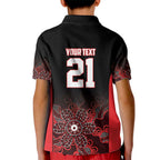 Basketball Custom Illawarra Kid Polo Shirt Simple Australian Dot Art - Aussie Hoodie