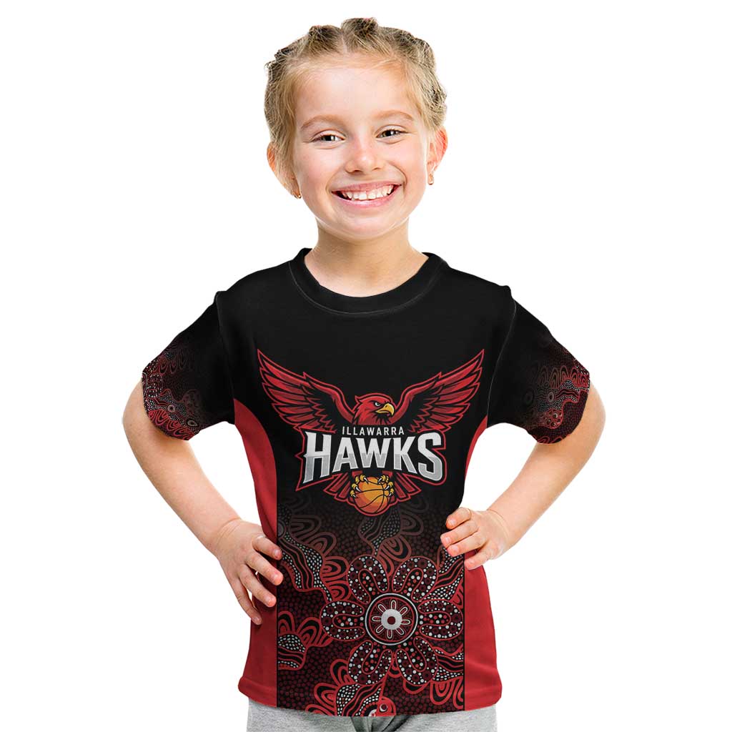 Basketball Custom Illawarra Kid T Shirt Simple Australian Dot Art - Aussie Hoodie