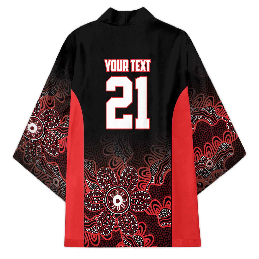 Basketball Custom Illawarra Kimono Simple Australian Dot Art - Aussie Hoodie