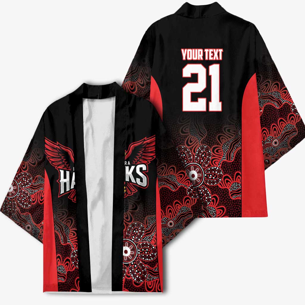 Basketball Custom Illawarra Kimono Simple Australian Dot Art - Aussie Hoodie