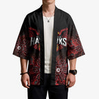 Basketball Custom Illawarra Kimono Simple Australian Dot Art - Aussie Hoodie