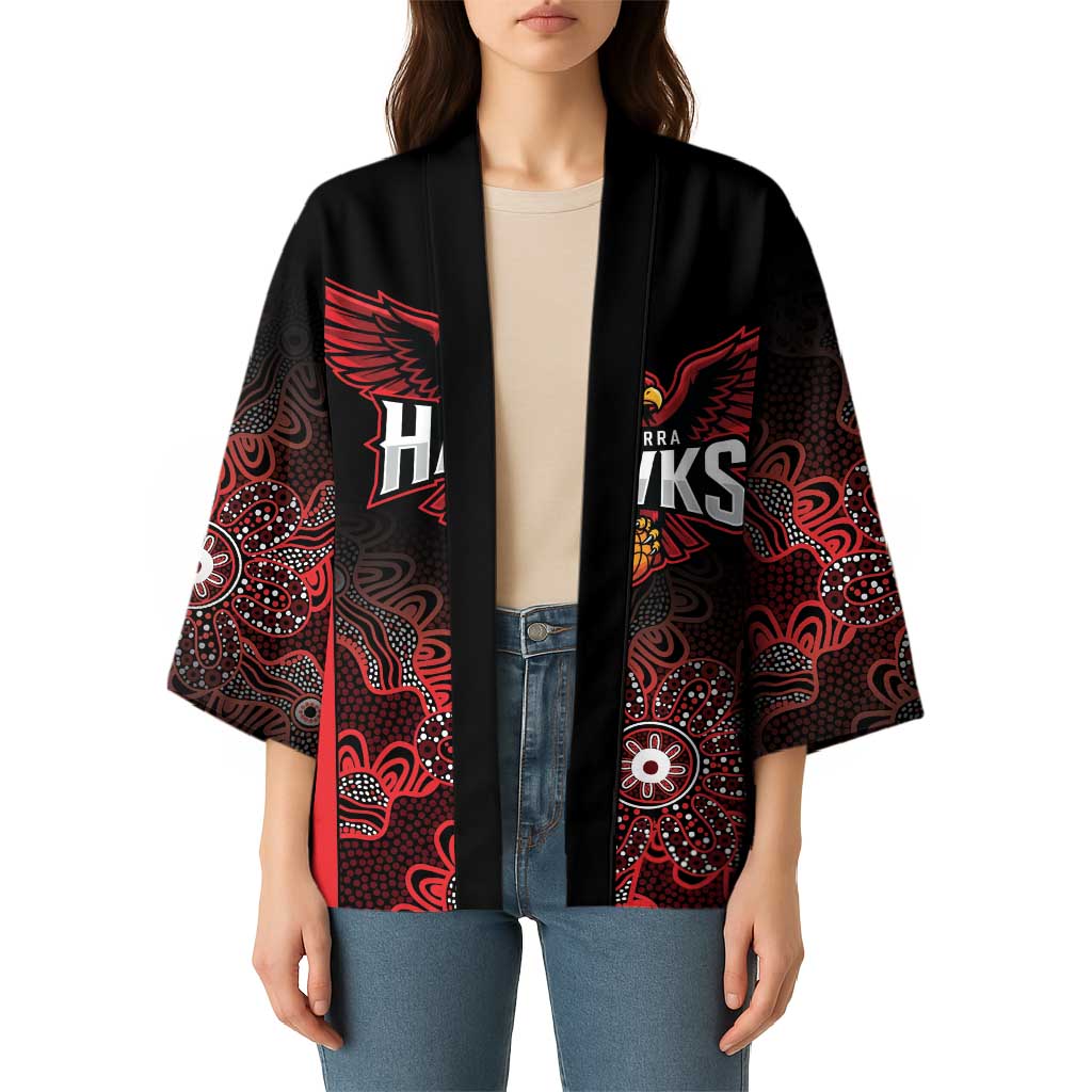 Basketball Custom Illawarra Kimono Simple Australian Dot Art - Aussie Hoodie