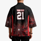 Basketball Custom Illawarra Kimono Simple Australian Dot Art - Aussie Hoodie