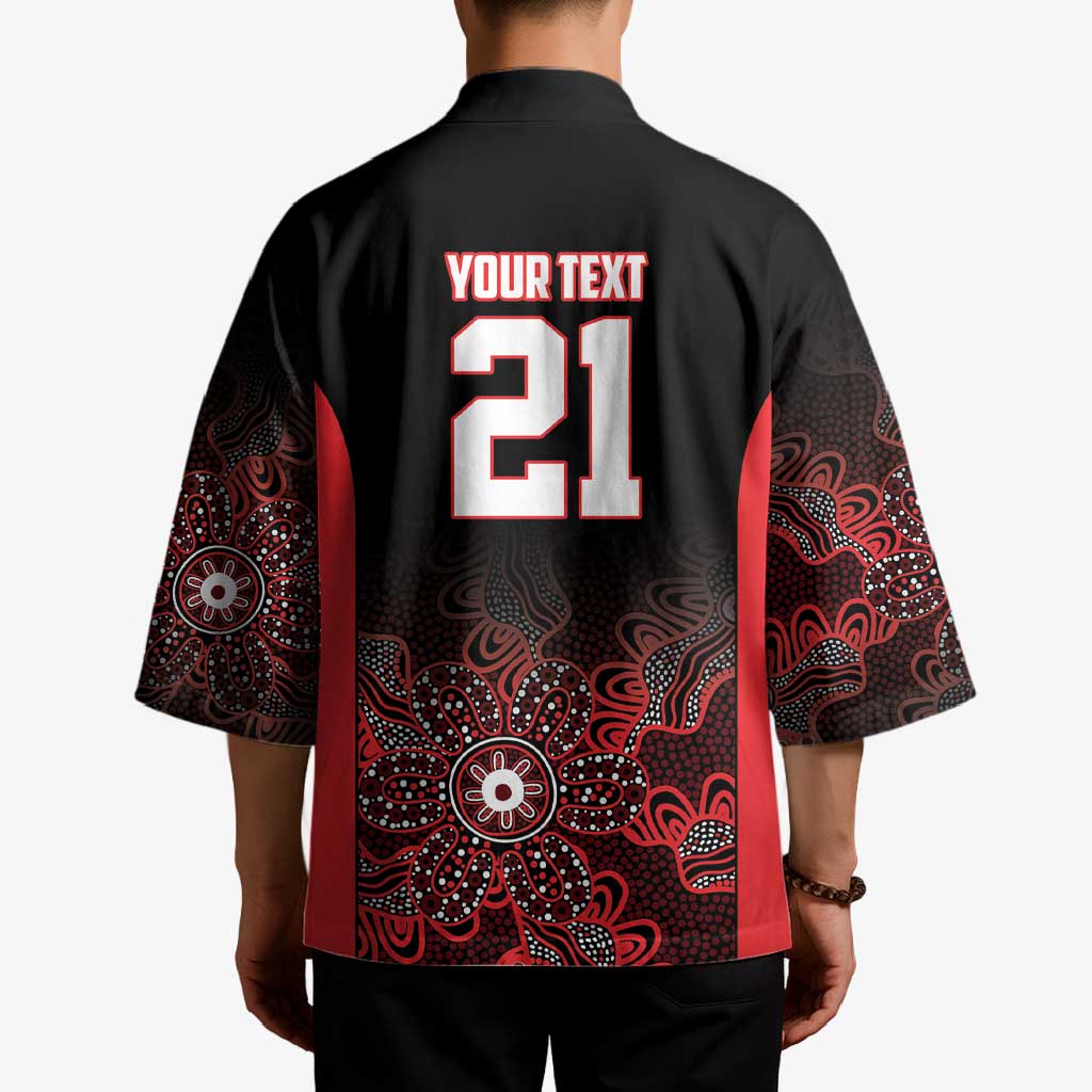 Basketball Custom Illawarra Kimono Simple Australian Dot Art - Aussie Hoodie
