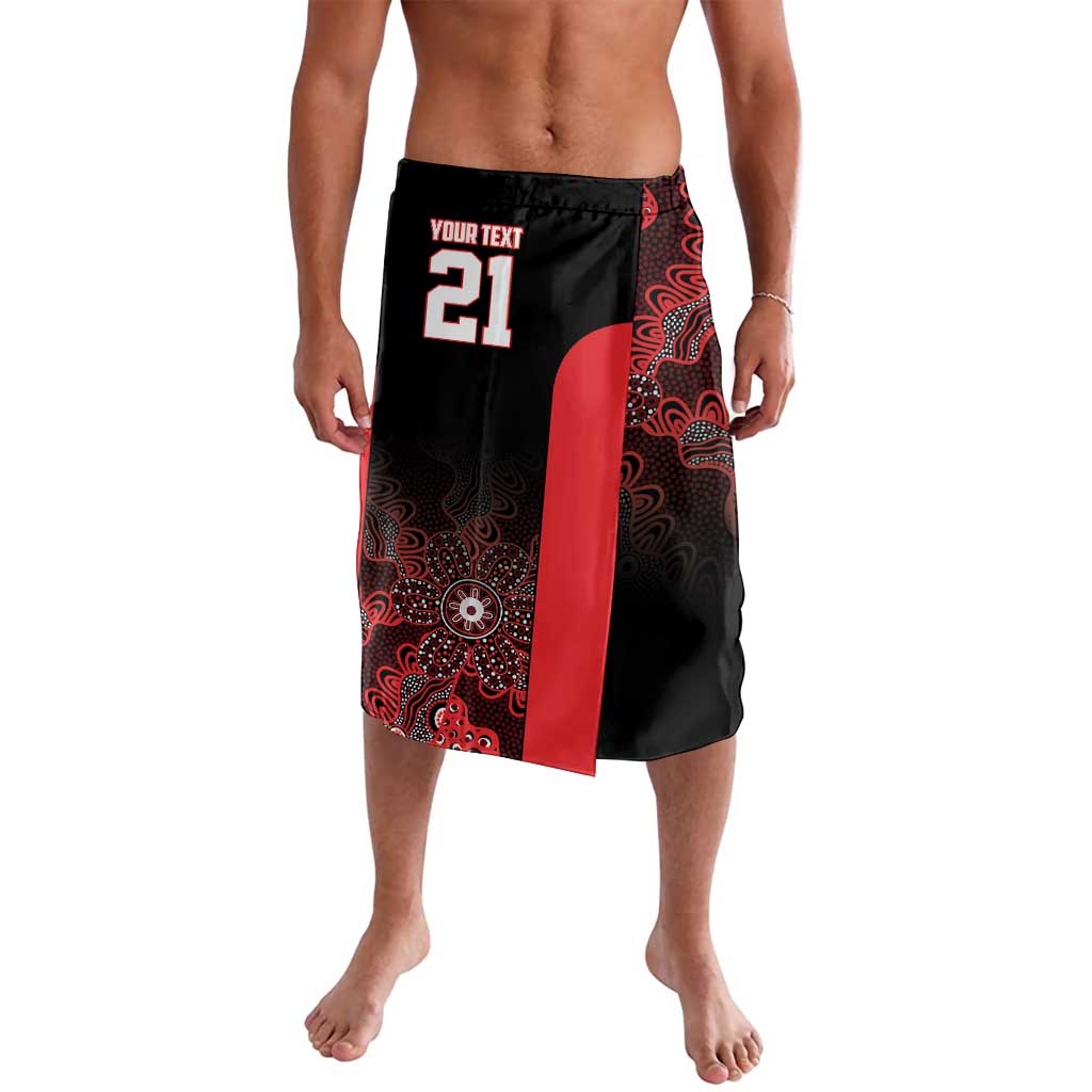 Basketball Custom Illawarra Lavalava Simple Australian Dot Art - Aussie Hoodie