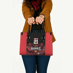 Basketball Custom Illawarra Leather Bag Simple Australian Dot Art - Aussie Hoodie