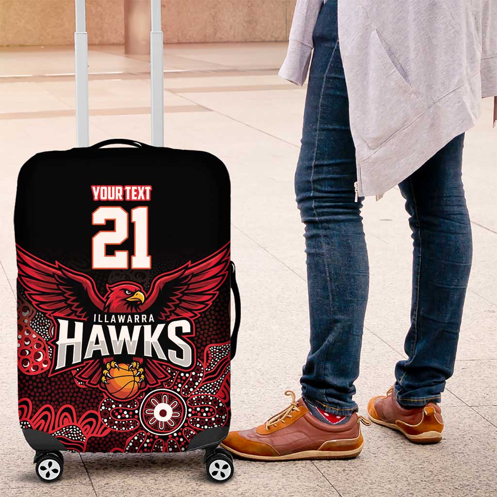 Basketball Custom Illawarra Luggage Cover Simple Australian Dot Art - Aussie Hoodie