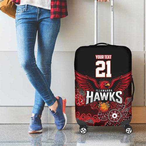 Basketball Custom Illawarra Luggage Cover Simple Australian Dot Art - Aussie Hoodie