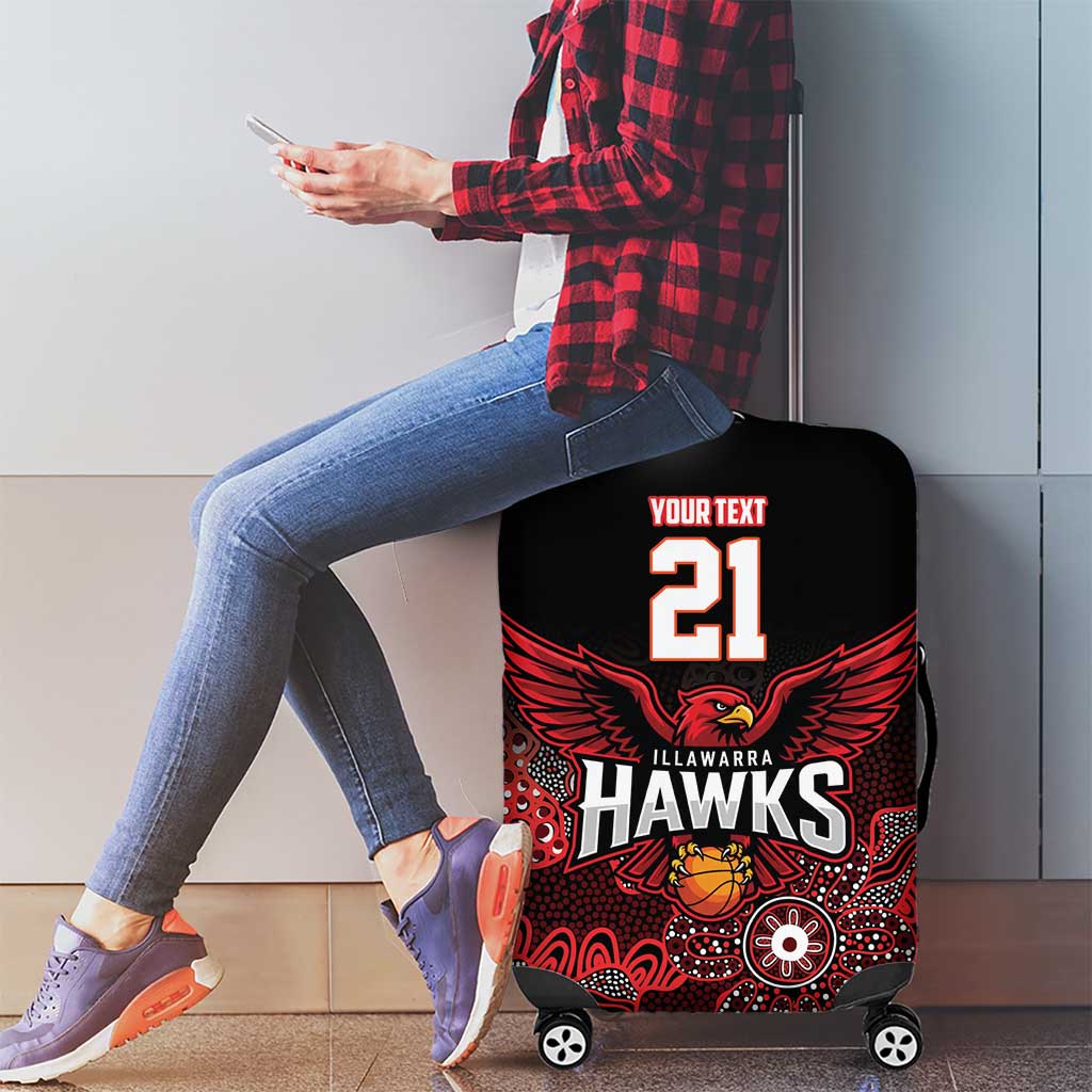 Basketball Custom Illawarra Luggage Cover Simple Australian Dot Art - Aussie Hoodie