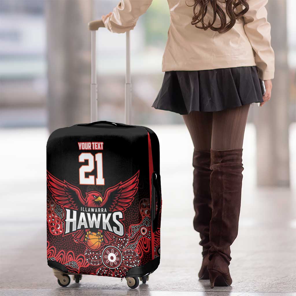 Basketball Custom Illawarra Luggage Cover Simple Australian Dot Art - Aussie Hoodie