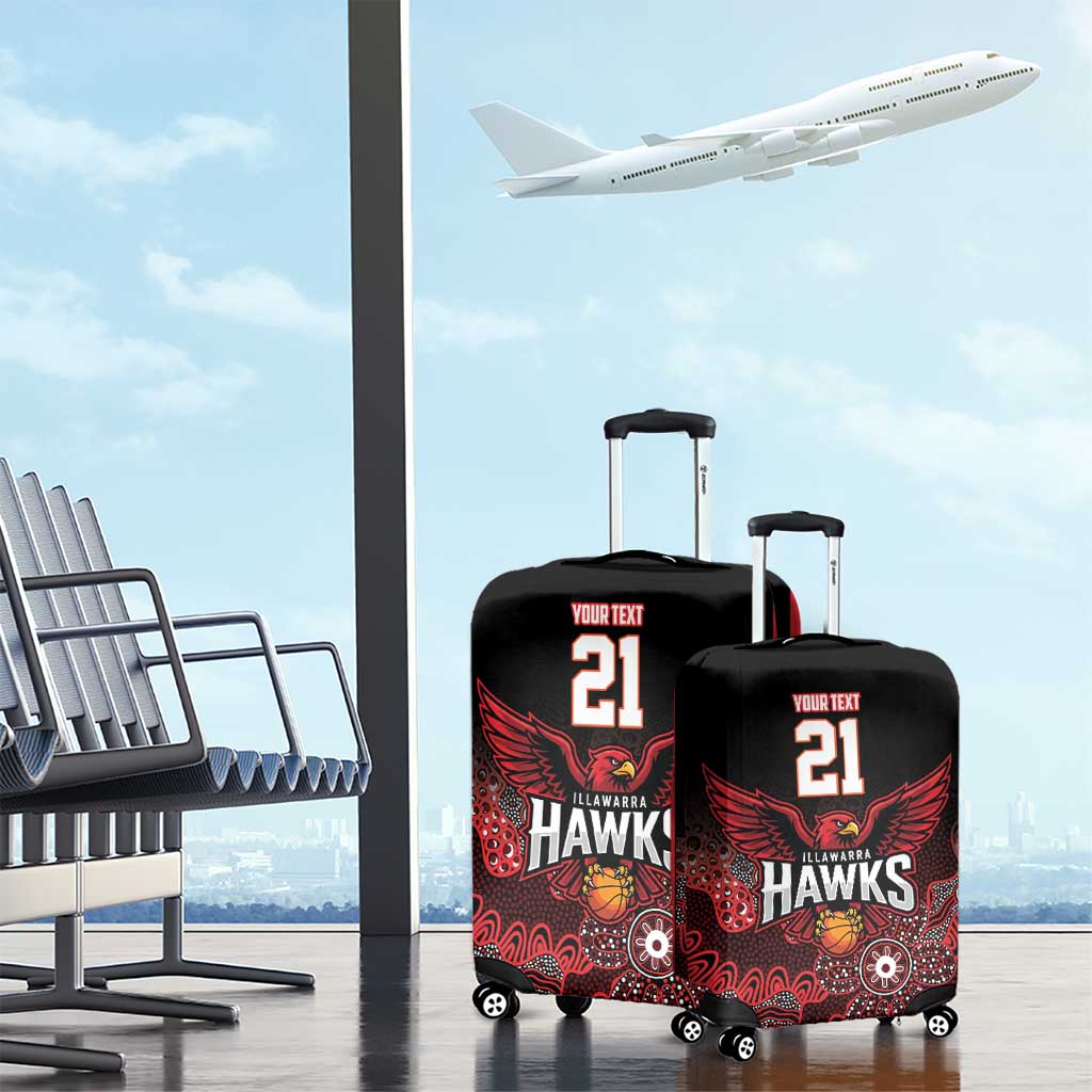 Basketball Custom Illawarra Luggage Cover Simple Australian Dot Art - Aussie Hoodie