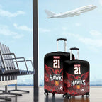 Basketball Custom Illawarra Luggage Cover Simple Australian Dot Art - Aussie Hoodie