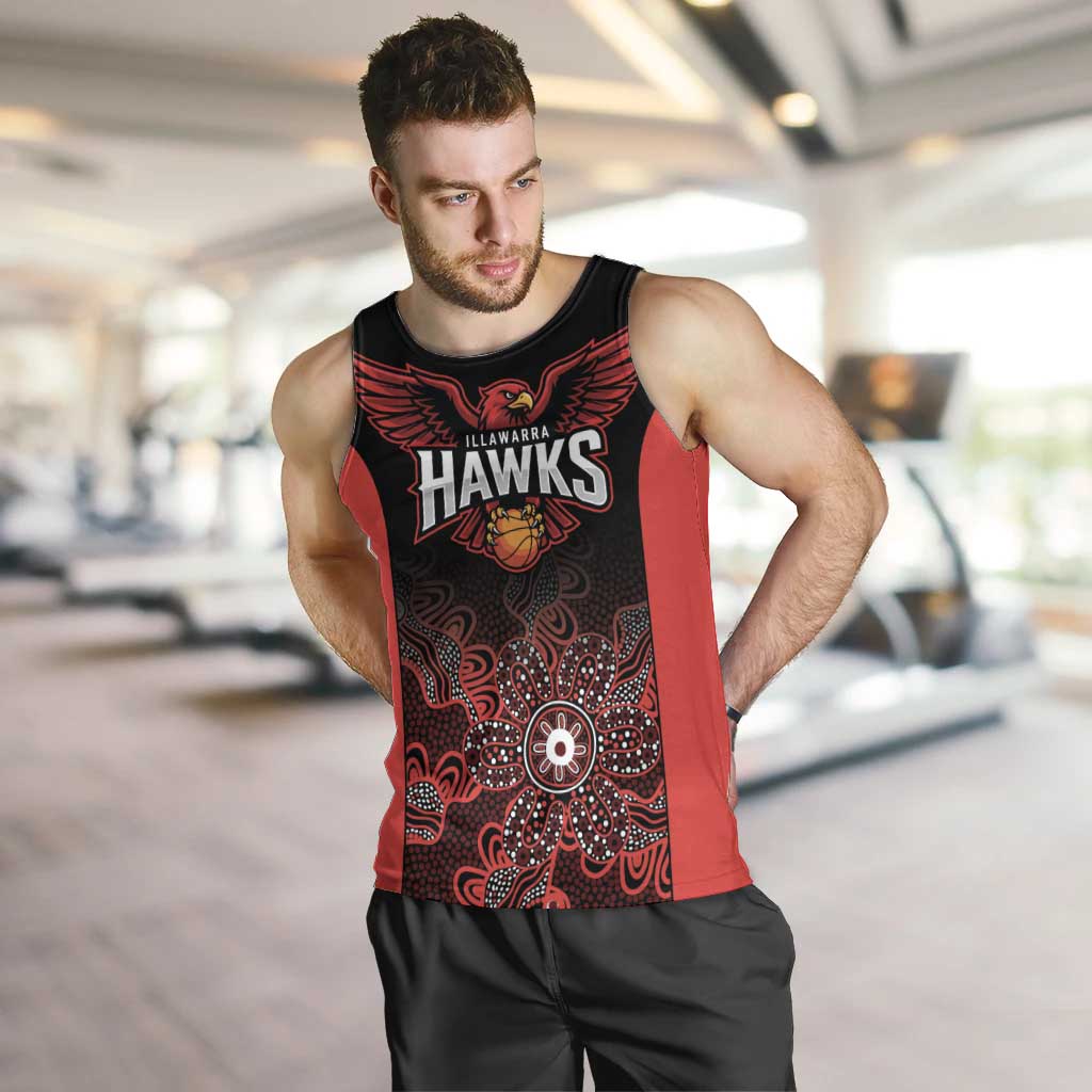 Basketball Custom Illawarra Men Tank Top Simple Australian Dot Art - Aussie Hoodie